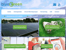 Tablet Screenshot of bluegreenelectronics.nl